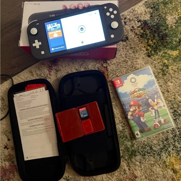 Nintendo Switch Lite Console with Accessories case and games - Picture 3 of 7